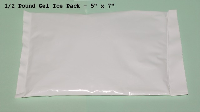 Half Pound Gel Ice Shipping Packs