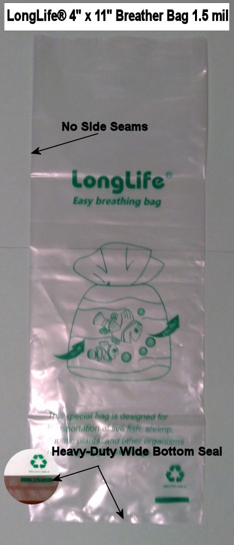LongLife 4 x 11 Breather Bag